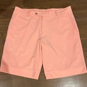 Fairway & Greene F&G Tech Men's Golf Shorts Flat W 36 salmon performance pink E